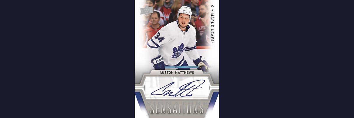 Signature Sensations Checklist — 2019-20 Upper Deck Series 1 Hockey