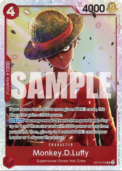 Monkey.D.Luffy #OP12-015