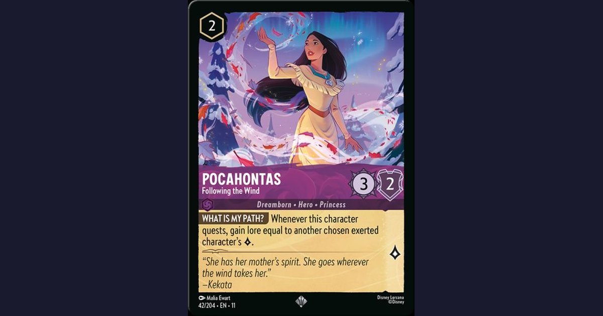 Disney Lorcana Winterspell Checklist