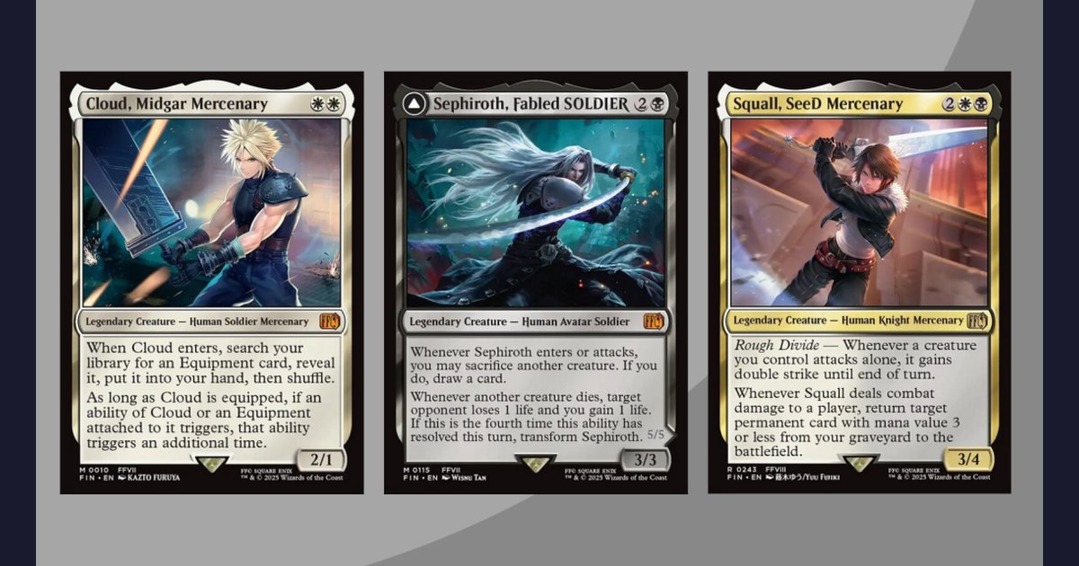 Magic: The Gathering Final Fantasy Checklist (FIN, FCA, FIC)