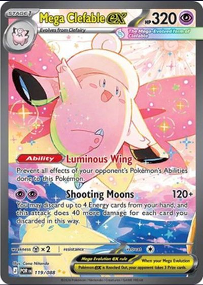 Mega Clefable ex #119
