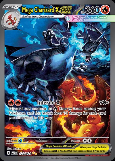 Mega Charizard X ex #125